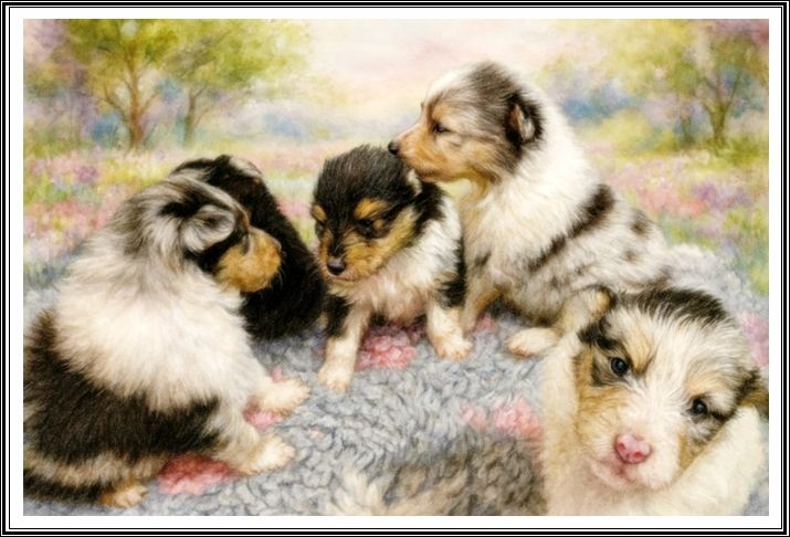 du bois des amazones - Chiots disponibles - Colley à poil long