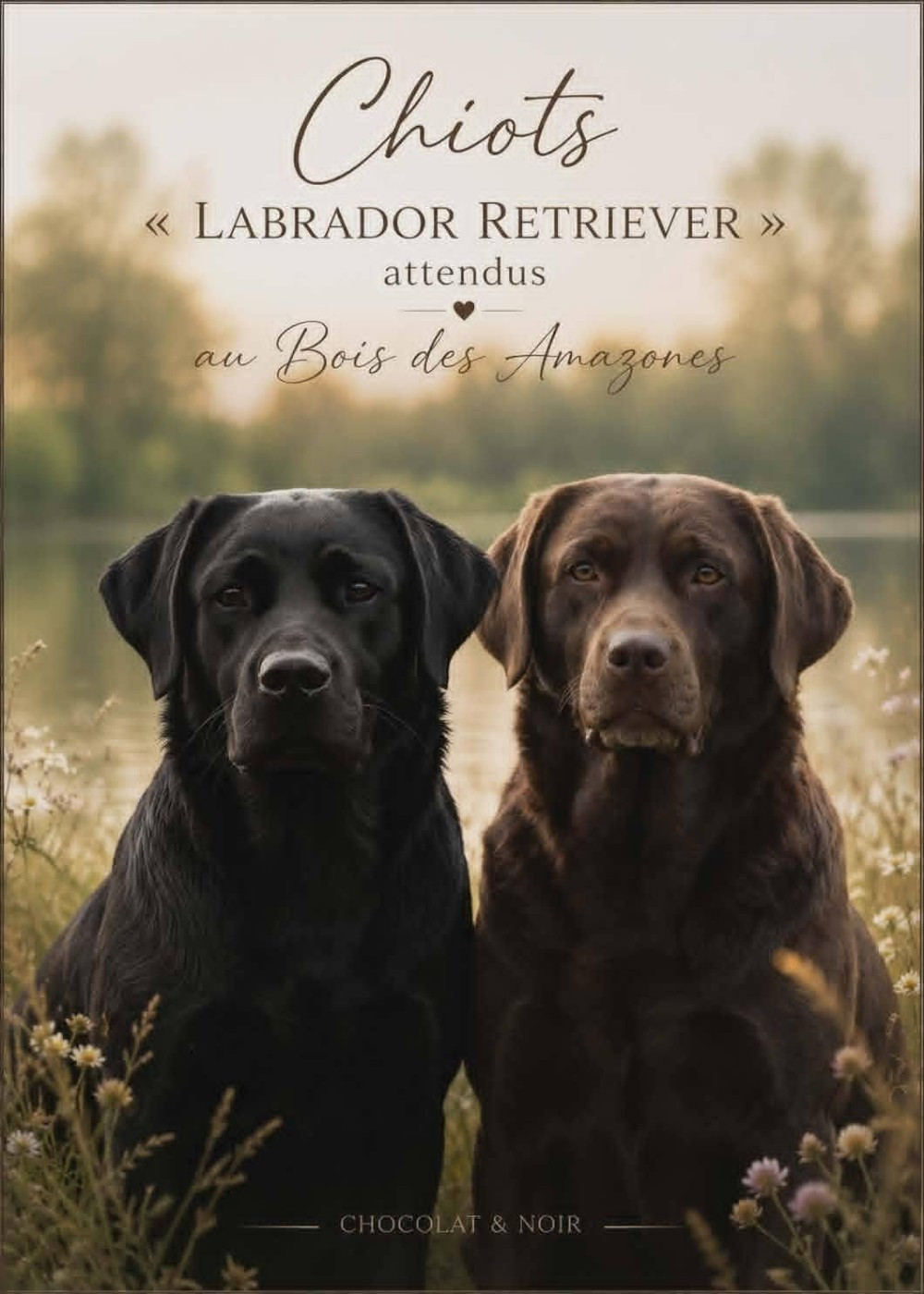 du bois des amazones - Labrador Retriever - Portée née le 08/07/2026